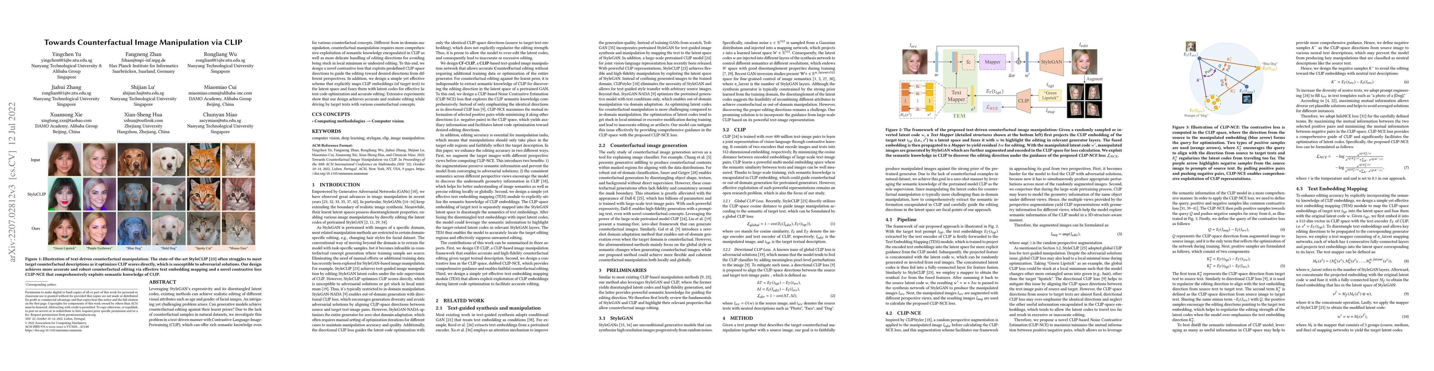 Thumbnail for Towards Counterfactual Image Manipulation via CLIP