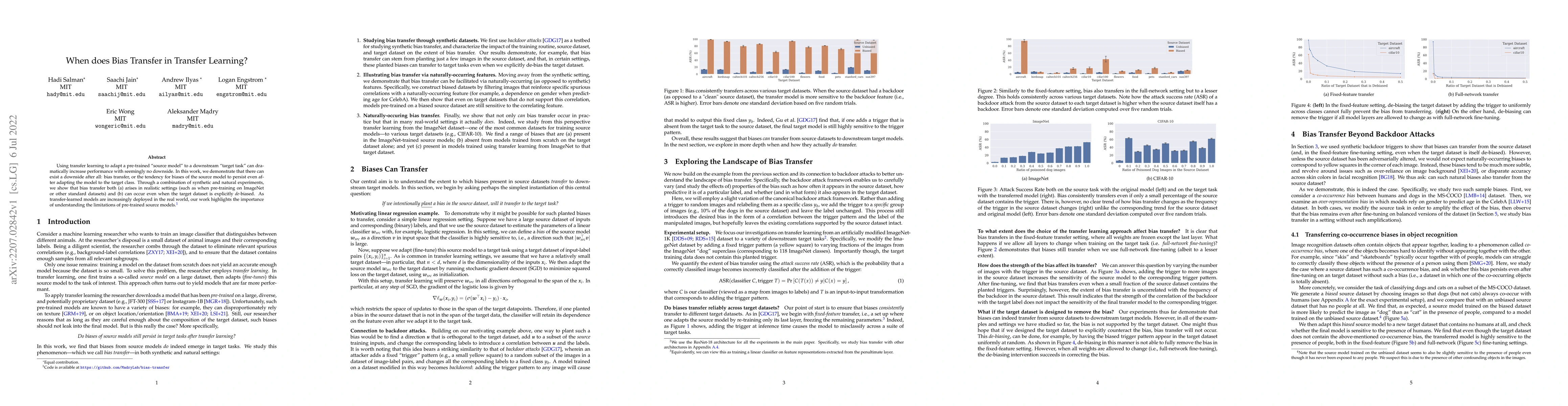 Thumbnail for When does Bias Transfer in Transfer Learning?