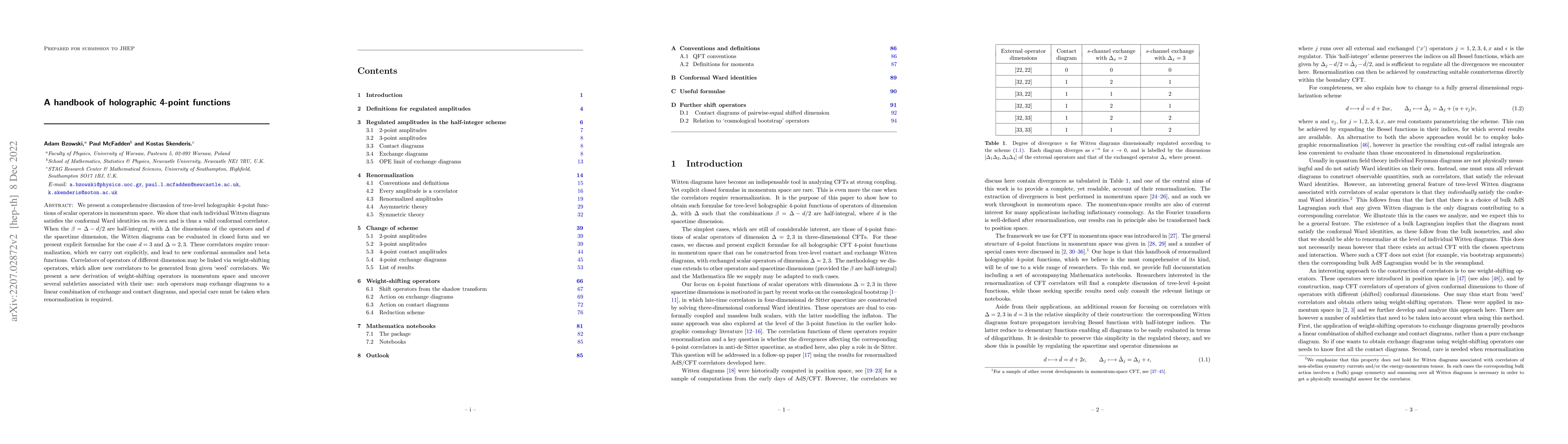 Thumbnail for A handbook of holographic 4-point functions