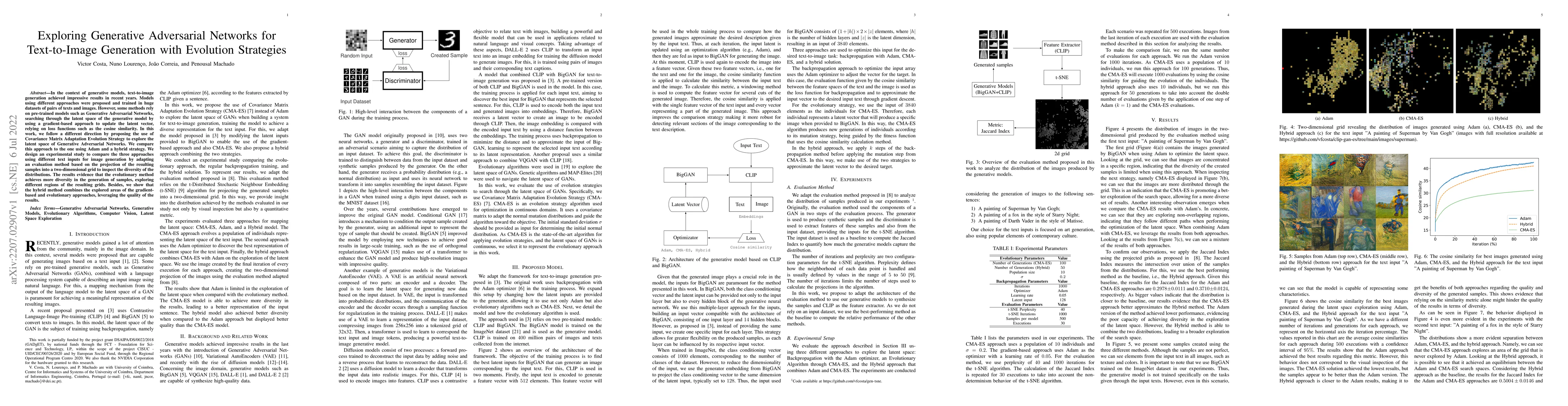 Thumbnail for Exploring Generative Adversarial Networks for Text-to-Image Generation
  with Evolution Strategies