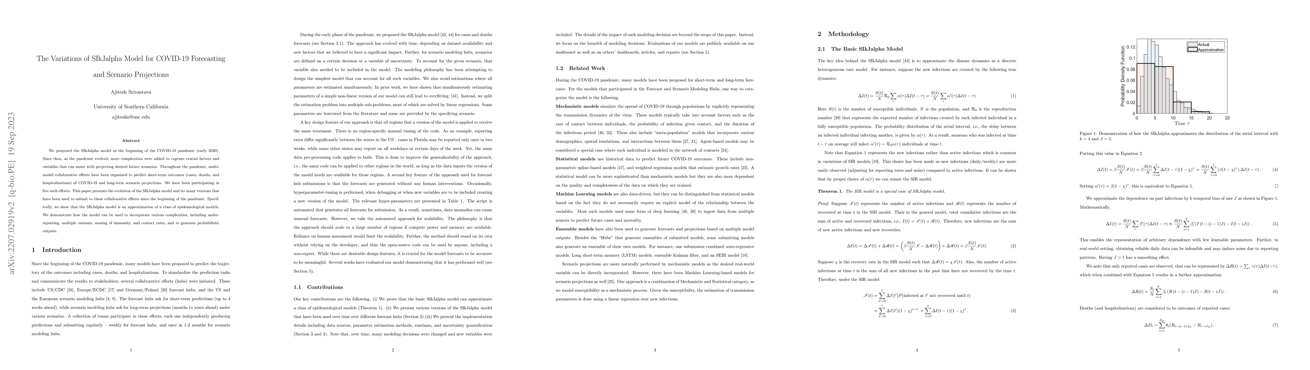 Thumbnail for The Variations of SIkJalpha Model for COVID-19 Forecasting and Scenario
  Projections