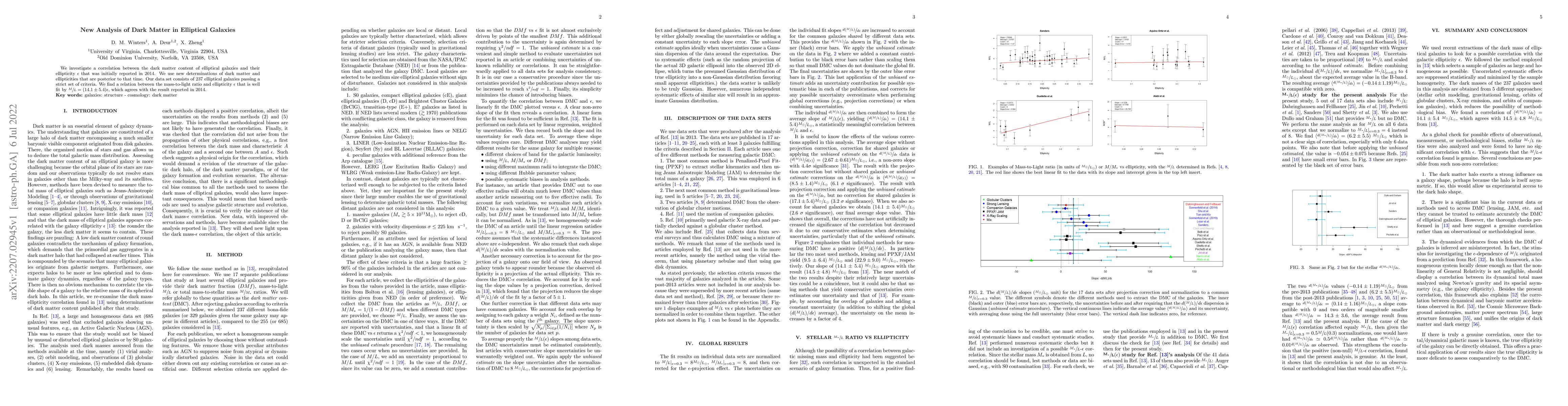 Thumbnail for New Analysis of Dark Matter in Elliptical Galaxies