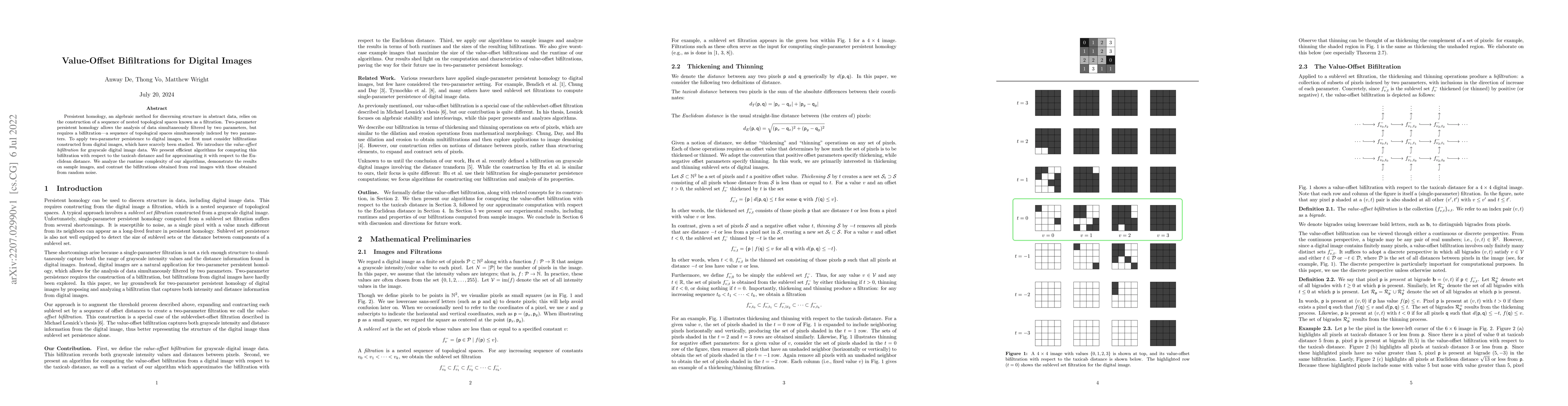 Thumbnail for Value-Offset Bifiltrations for Digital Images