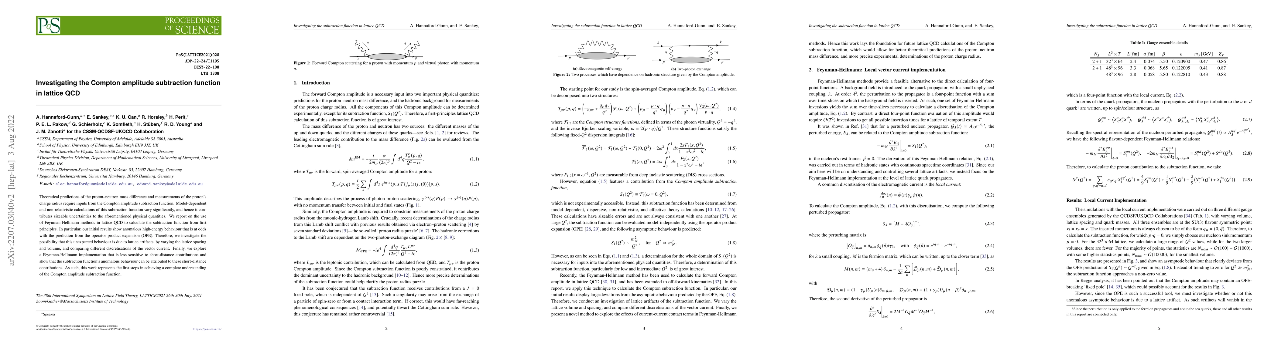 Thumbnail for Investigating the Compton amplitude subtraction function in lattice QCD
