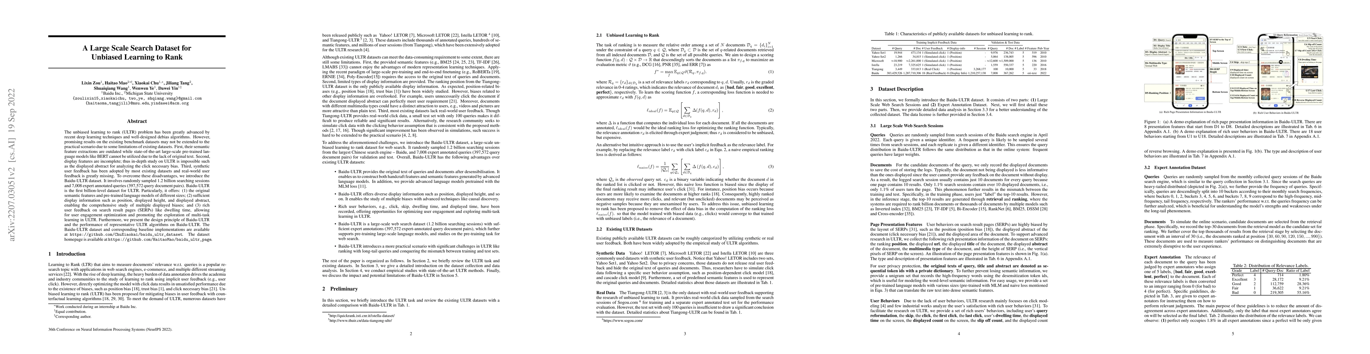 Thumbnail for A Large Scale Search Dataset for Unbiased Learning to Rank