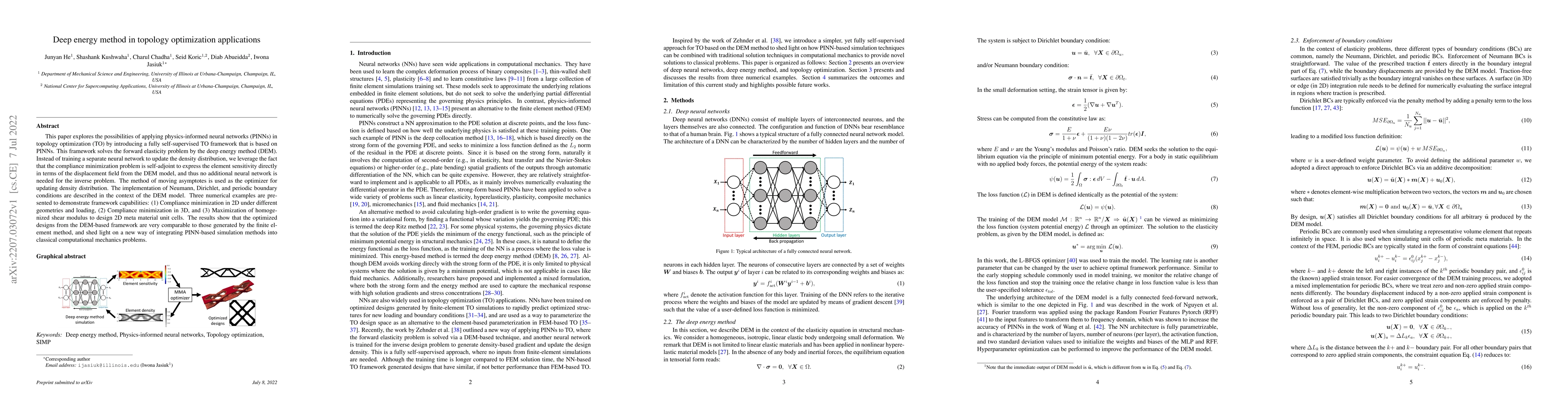 Thumbnail for Deep energy method in topology optimization applications