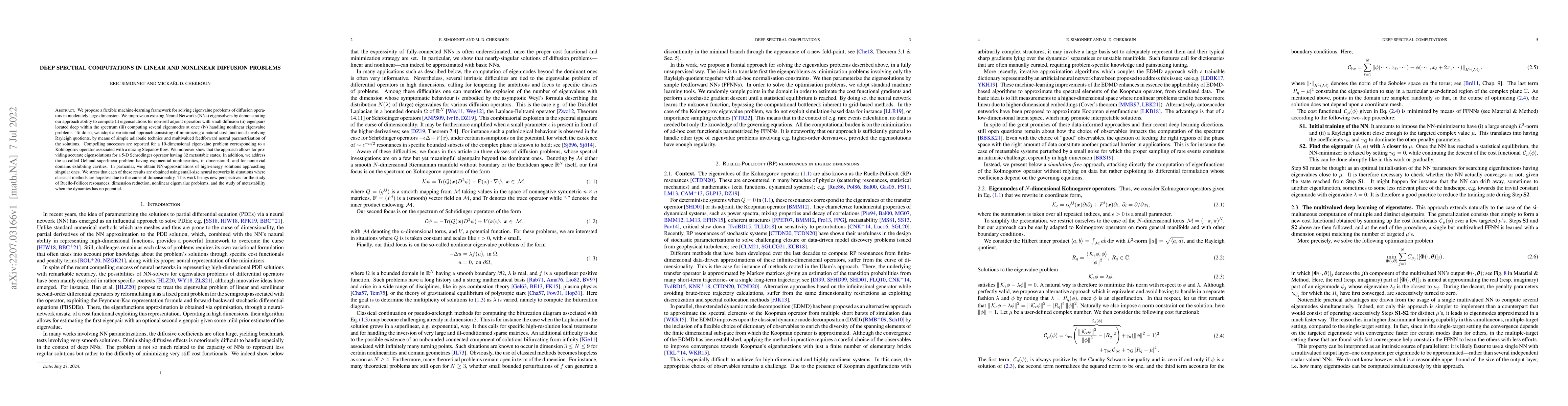 Thumbnail for Deep spectral computations in linear and nonlinear diffusion problems