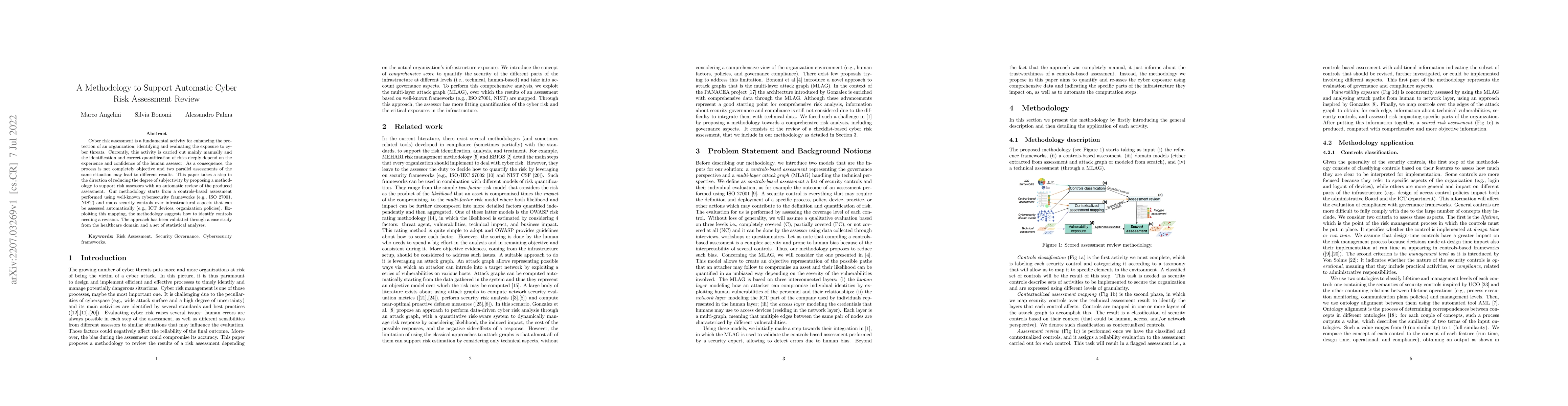 Thumbnail for A Methodology to Support Automatic Cyber Risk Assessment Review