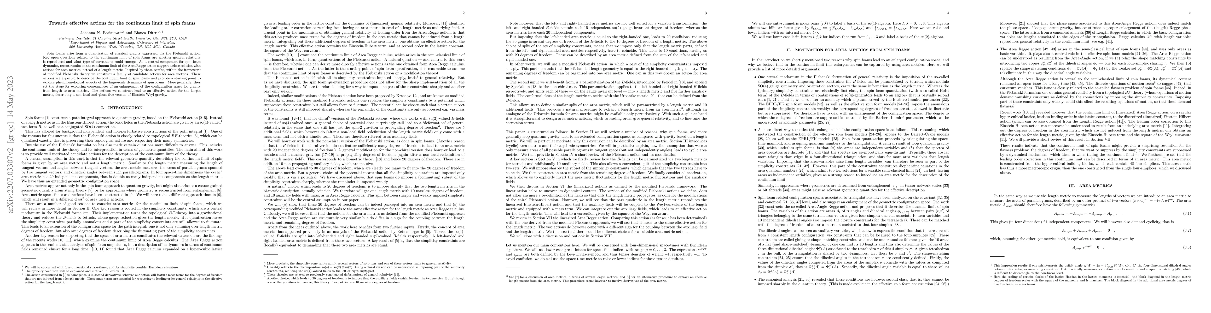 Thumbnail for Towards effective actions for the continuum limit of spin foams