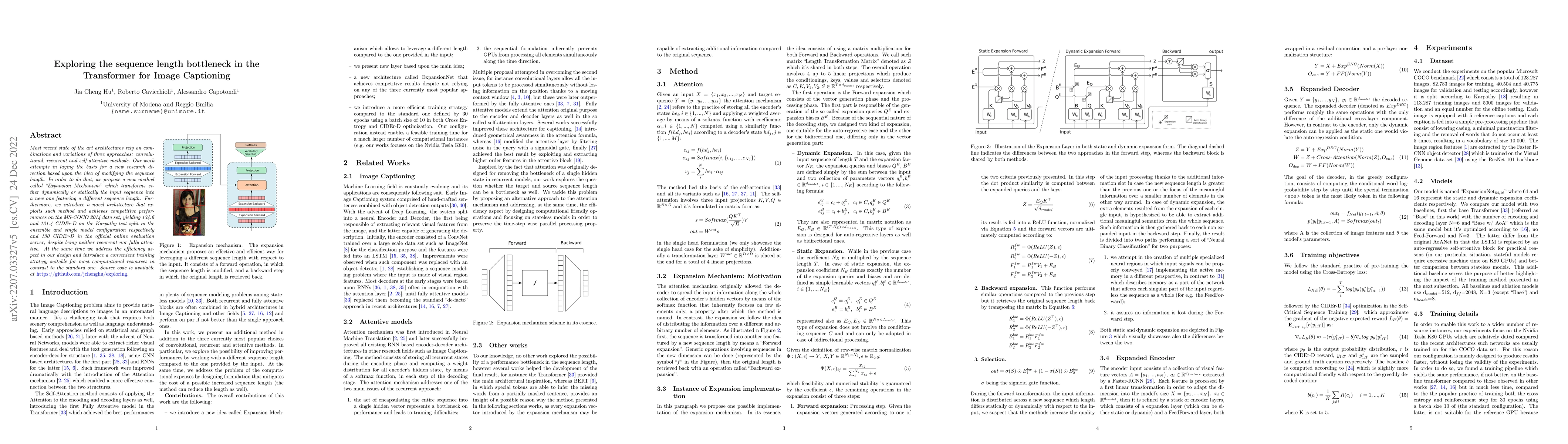 Thumbnail for Exploring the sequence length bottleneck in the Transformer for Image
  Captioning
