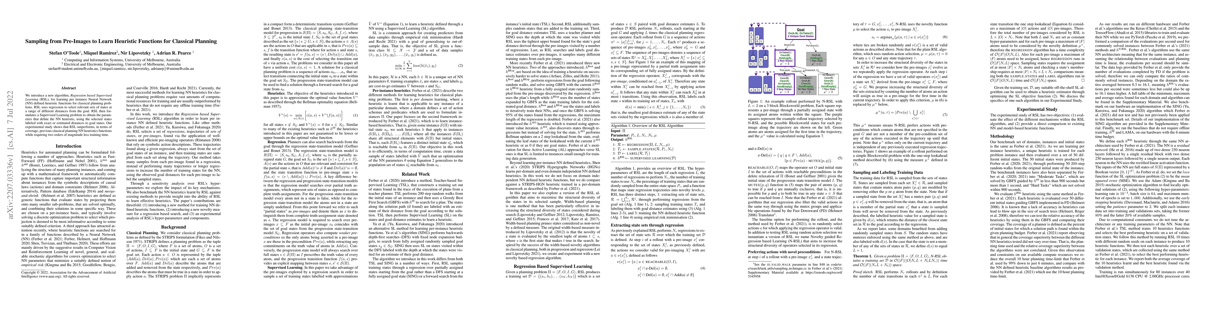 Thumbnail for Sampling from Pre-Images to Learn Heuristic Functions for Classical
  Planning