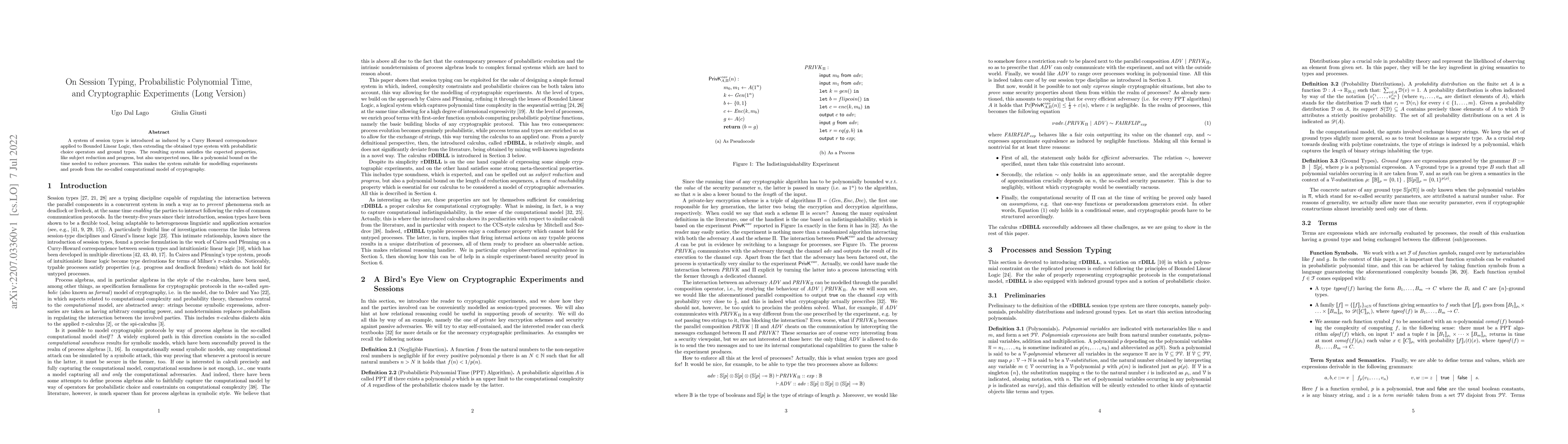 Thumbnail for On Session Typing, Probabilistic Polynomial Time, and Cryptographic
  Experiments (Long Version)