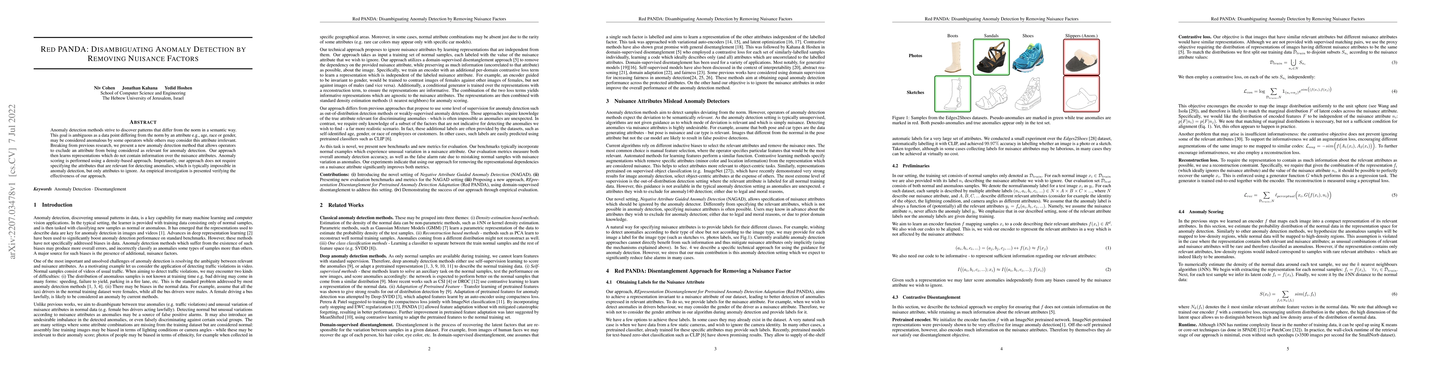 Thumbnail for Red PANDA: Disambiguating Anomaly Detection by Removing Nuisance Factors