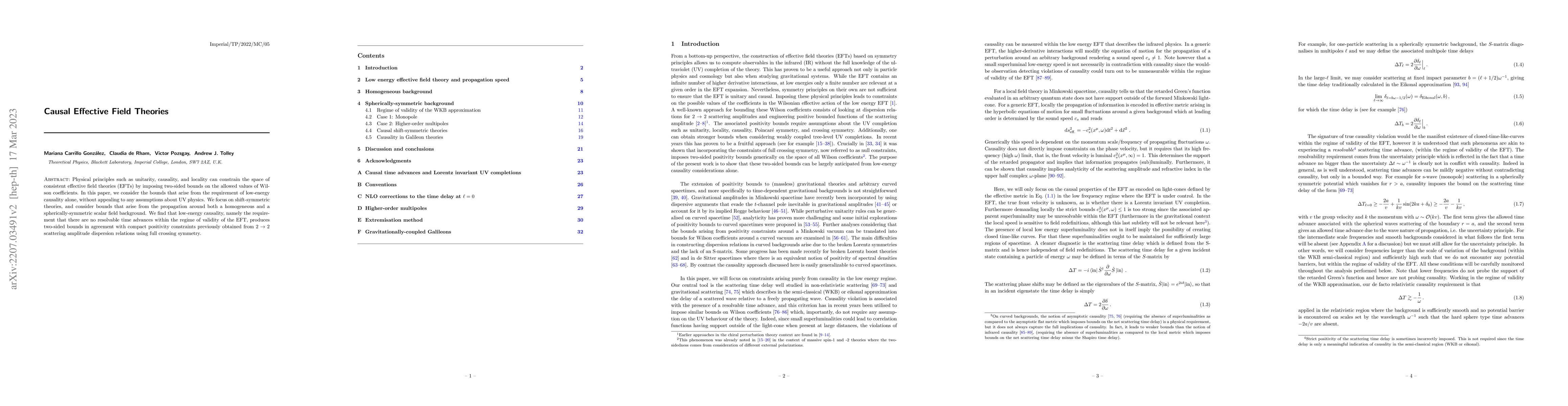 Thumbnail for Causal Effective Field Theories