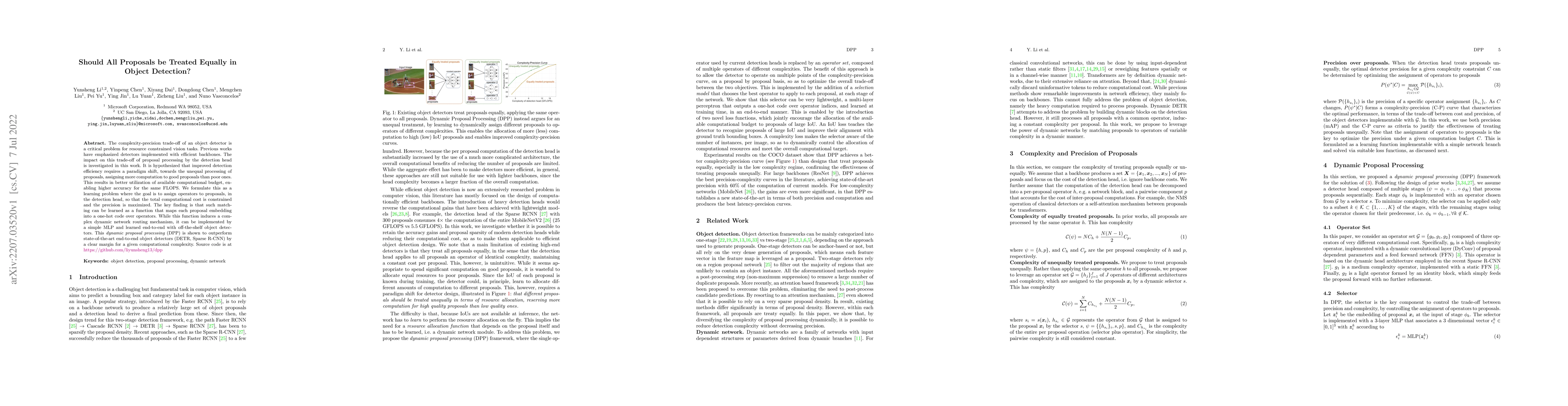 Thumbnail for Should All Proposals be Treated Equally in Object Detection?