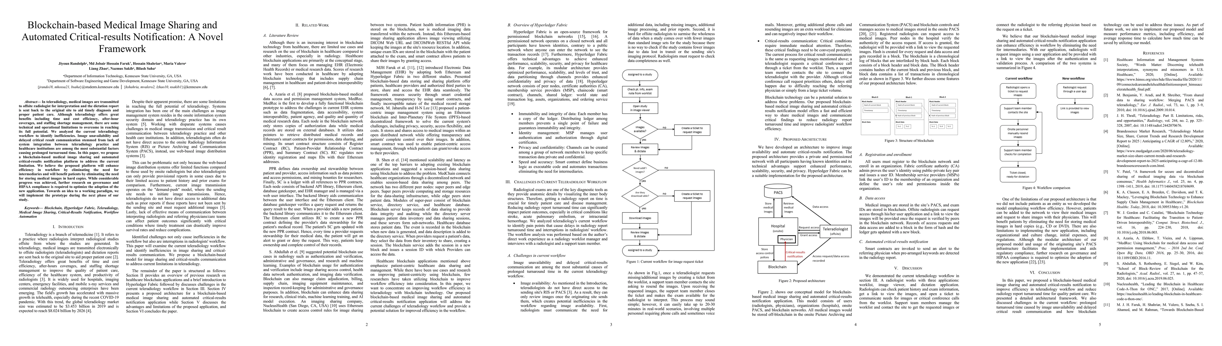 Thumbnail for Blockchain-based Medical Image Sharing and Automated Critical-results
  Notification: A Novel Framework