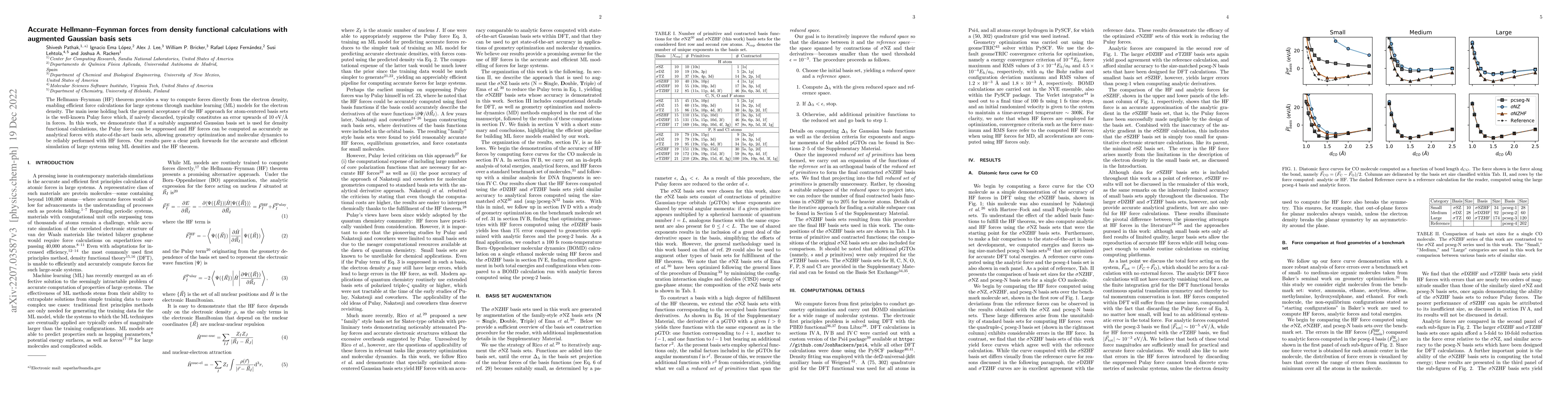 Thumbnail for Accurate Hellmann-Feynman forces from density functional calculations
  with augmented Gaussian basis sets