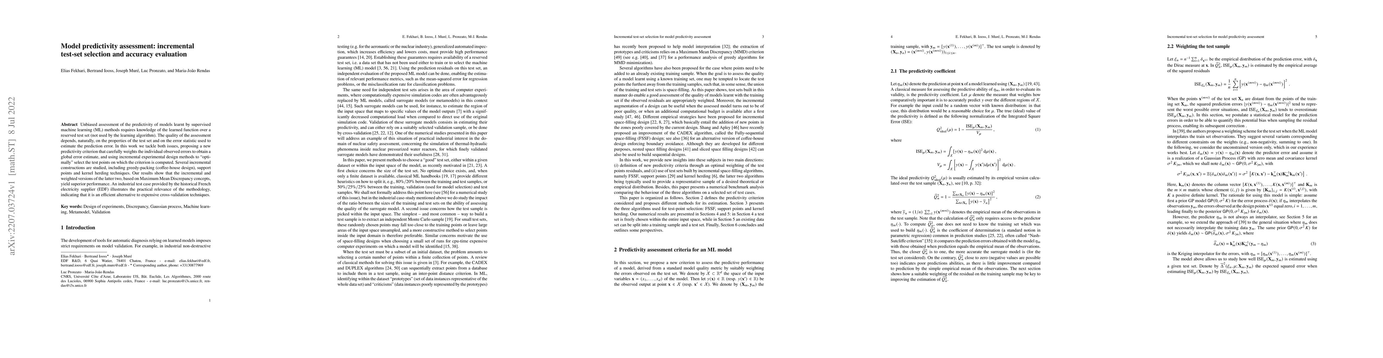 Thumbnail for Model predictivity assessment: incremental test-set selection and
  accuracy evaluation