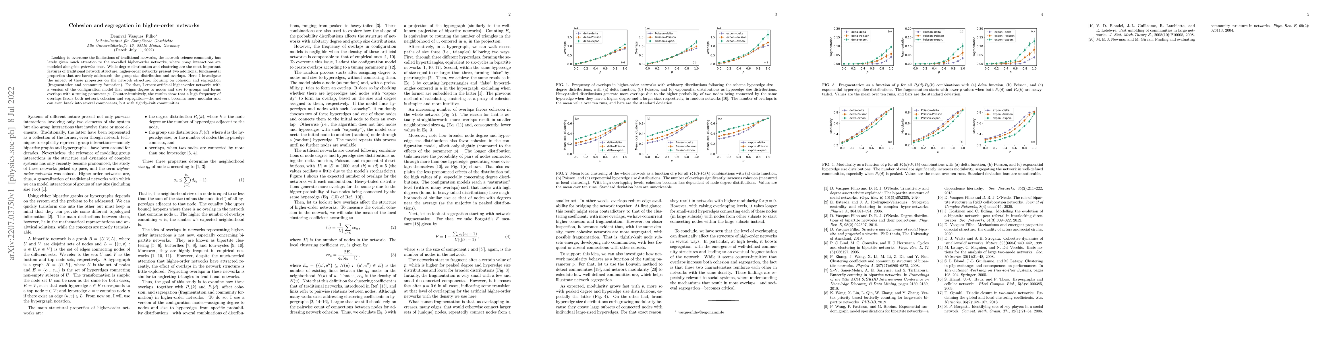 Thumbnail for Cohesion and segregation in higher-order networks