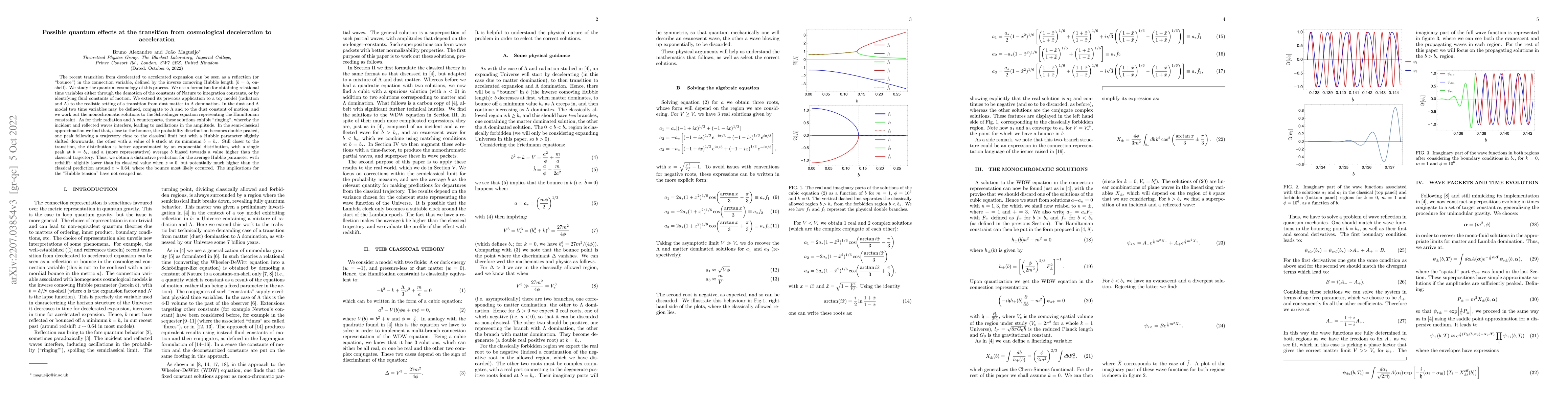 Thumbnail for Possible quantum effects at the transition from cosmological
  deceleration to acceleration