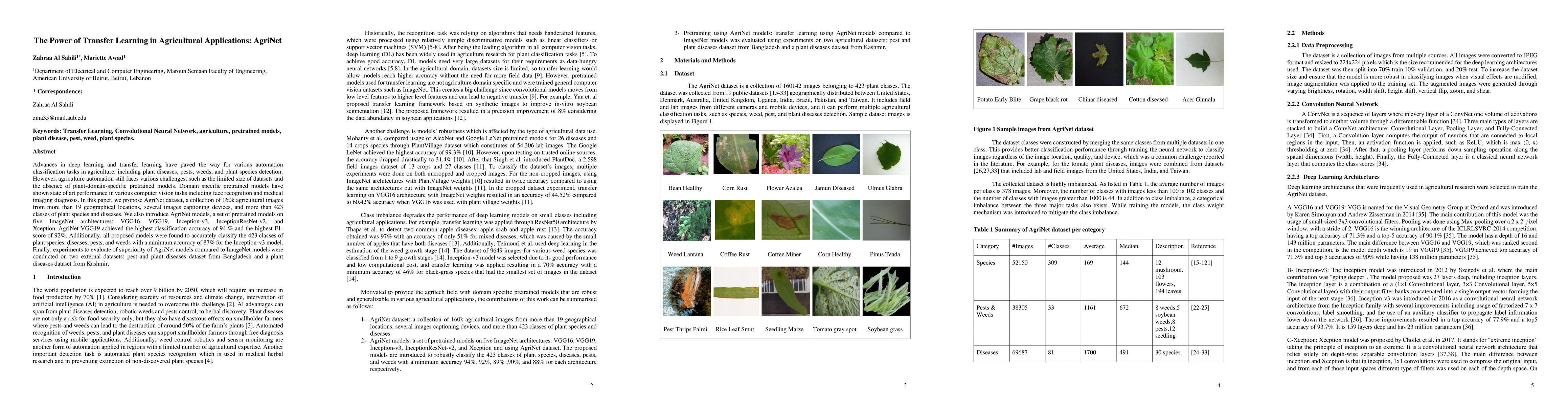 Thumbnail for The Power of Transfer Learning in Agricultural Applications: AgriNet