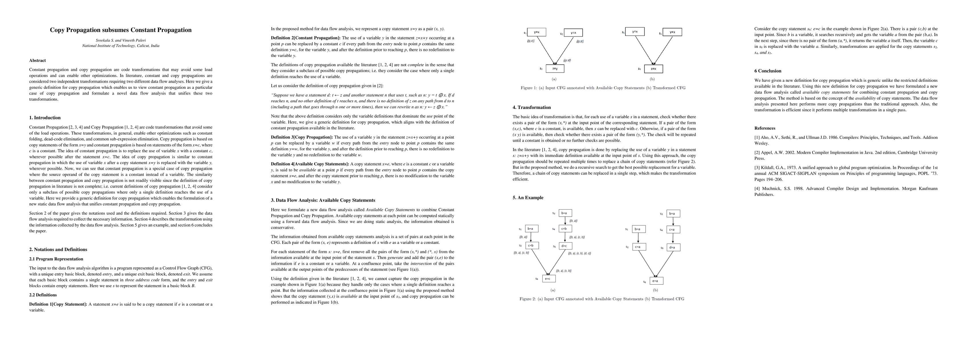Thumbnail for Copy Propagation subsumes Constant Propagation