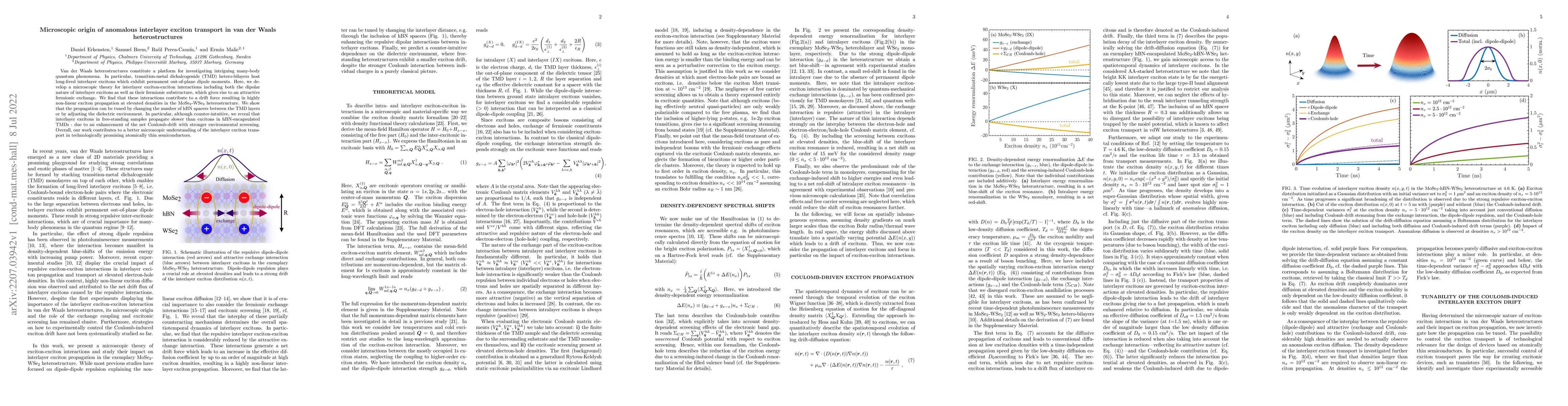 Thumbnail for Microscopic origin of anomalous interlayer exciton transport in van der
  Waals heterostructures