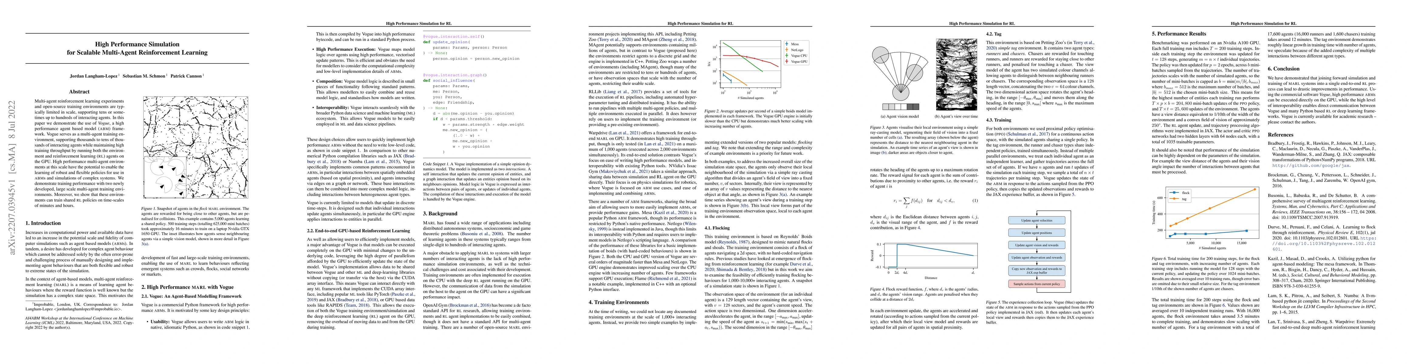 Thumbnail for High Performance Simulation for Scalable Multi-Agent Reinforcement
  Learning