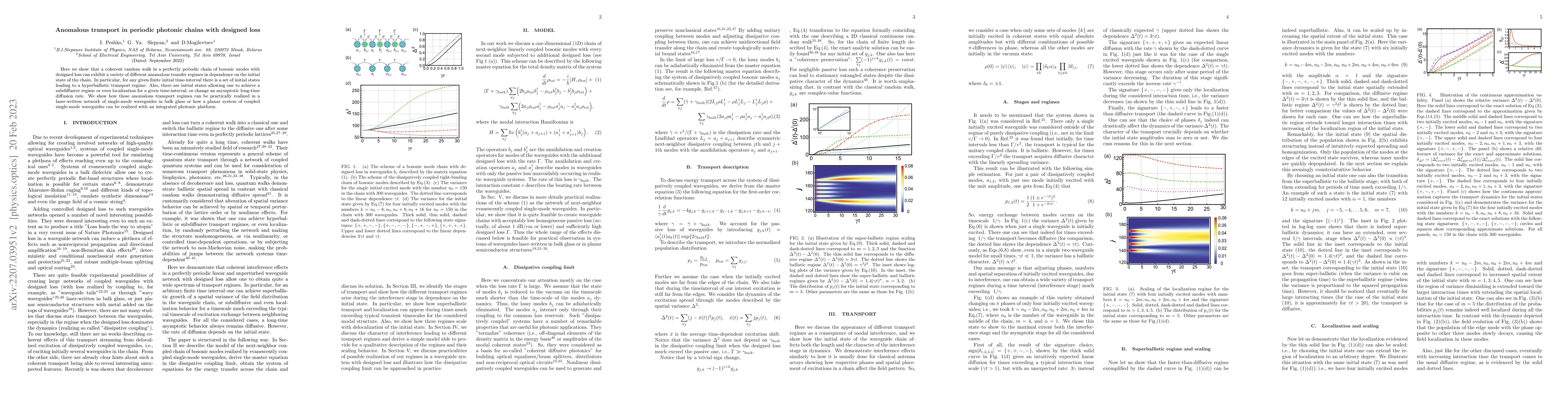 Thumbnail for Anomalous transport in periodic photonic chains with designed loss