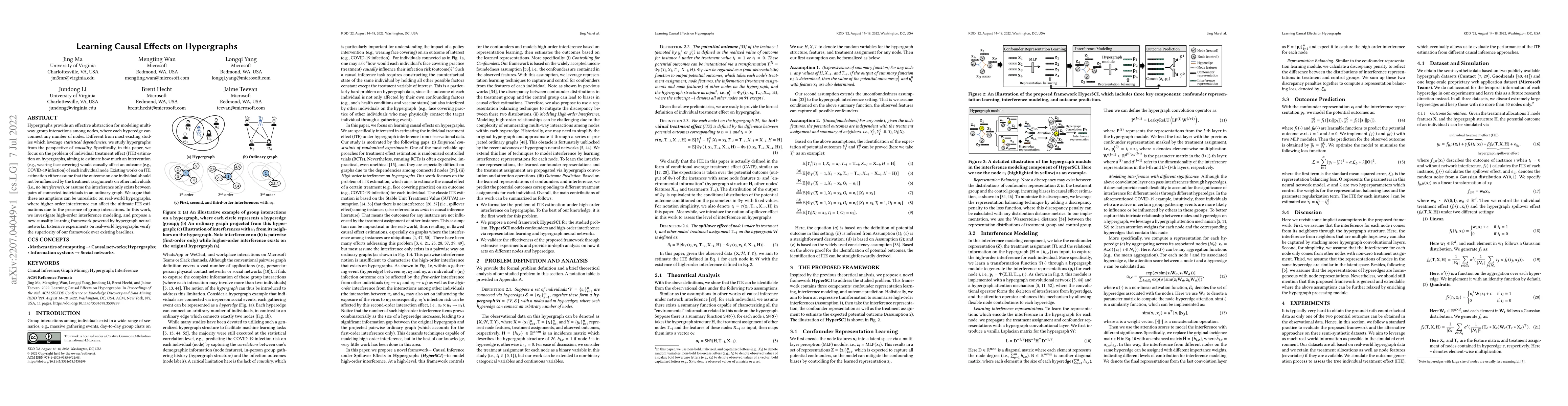Thumbnail for Learning Causal Effects on Hypergraphs