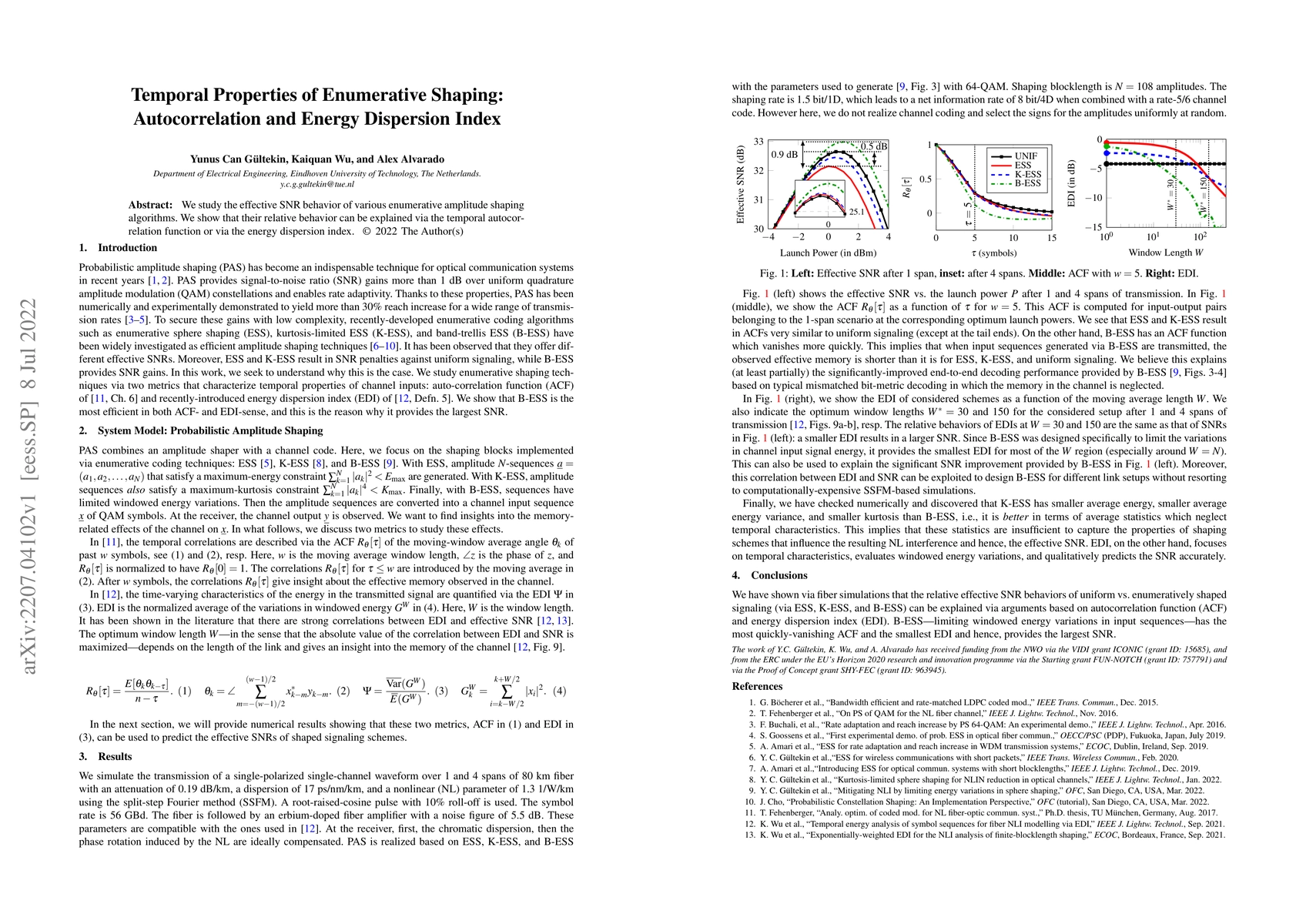 Thumbnail for Temporal Properties of Enumerative Shaping: Autocorrelation and Energy
  Dispersion Index