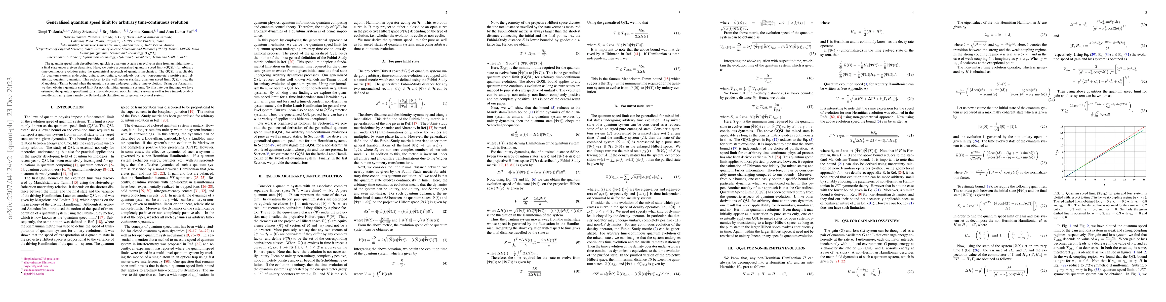 Thumbnail for Generalised quantum speed limit for arbitrary time-continuous evolution