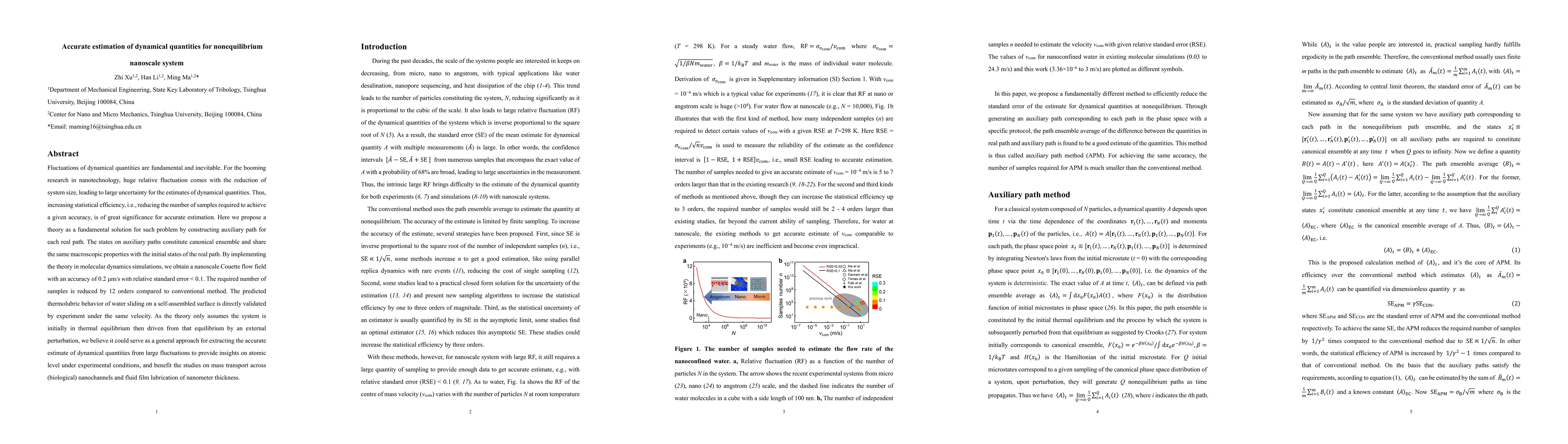 Thumbnail for Accurate estimation of dynamical quantities for nonequilibrium nanoscale
  system