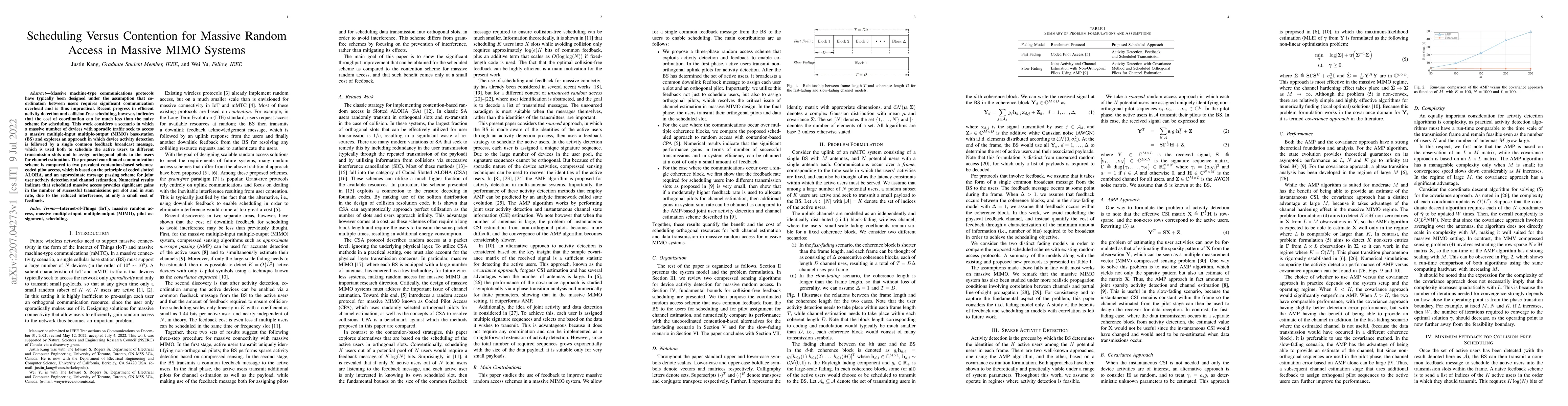 Thumbnail for Scheduling Versus Contention for Massive Random Access in Massive MIMO
  Systems