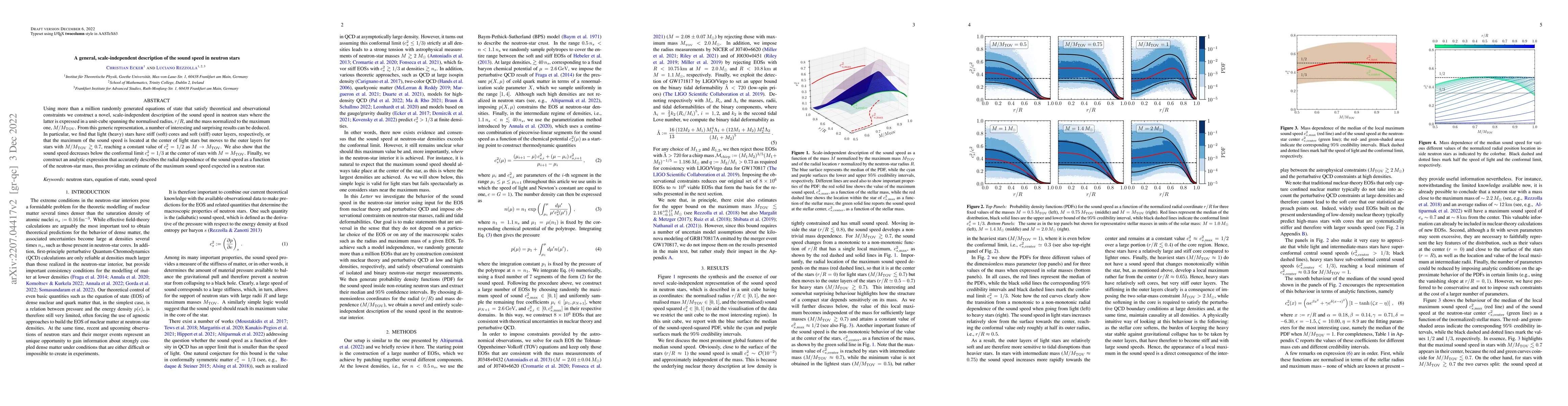 Thumbnail for A general, scale-independent description of the sound speed in neutron
  stars