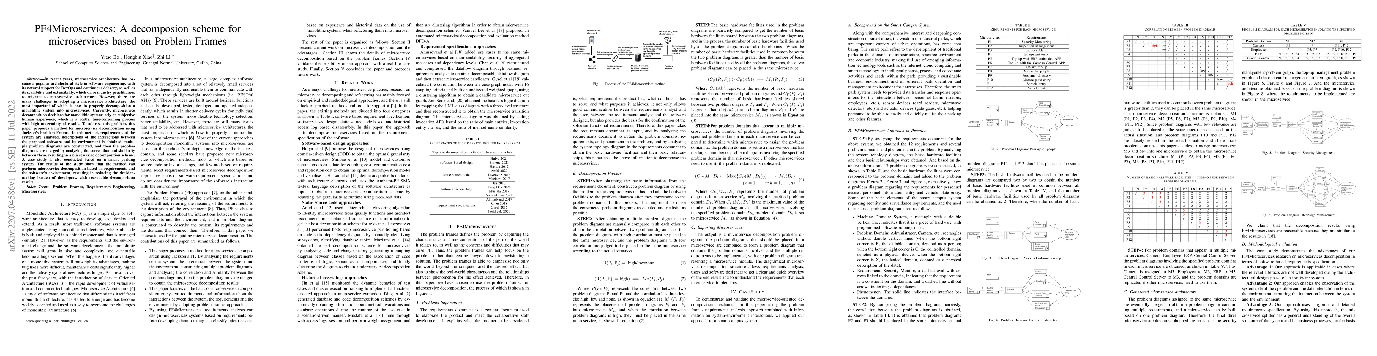 Thumbnail for PF4Microservices: A decomposion scheme for microservices based on
  Problem Frames