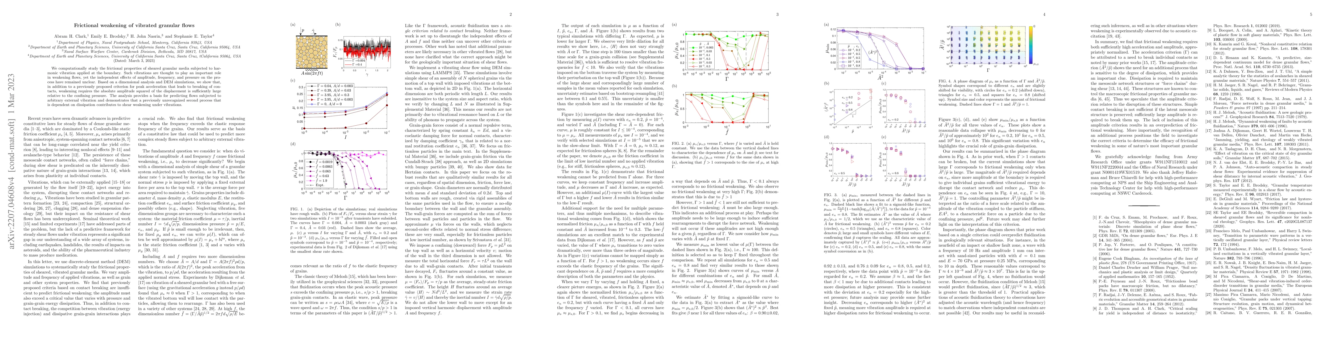 Thumbnail for Frictional weakening of vibrated granular flows