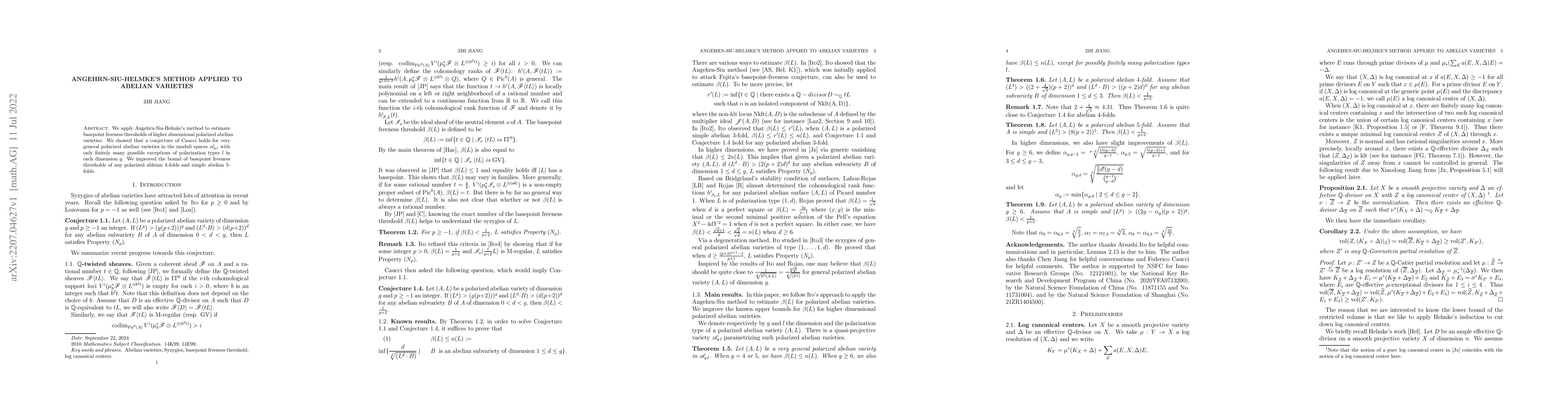 Thumbnail for Angehrn-Siu-Helmke's method applied to abelian varieties