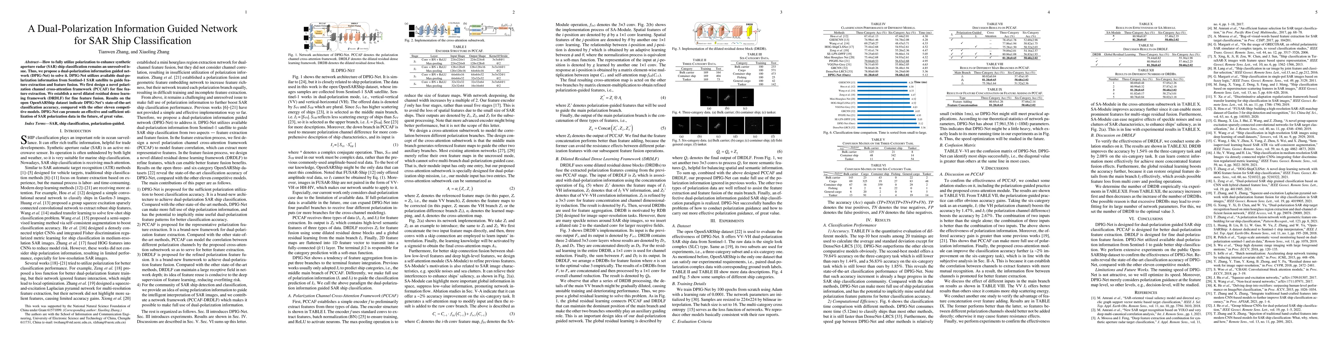 Thumbnail for A Dual-Polarization Information Guided Network for SAR Ship
  Classification