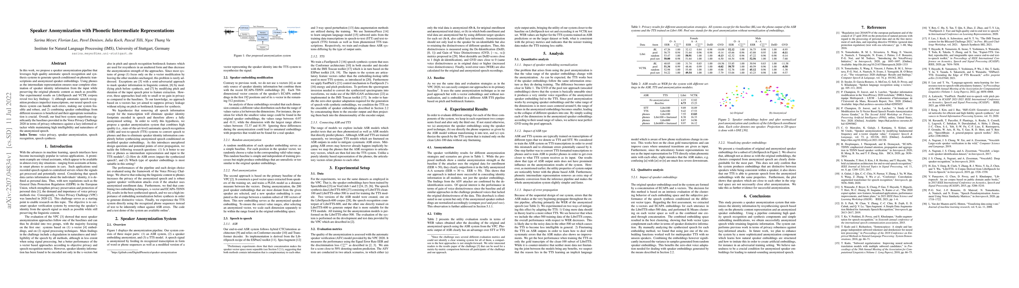 Thumbnail for Speaker Anonymization with Phonetic Intermediate Representations