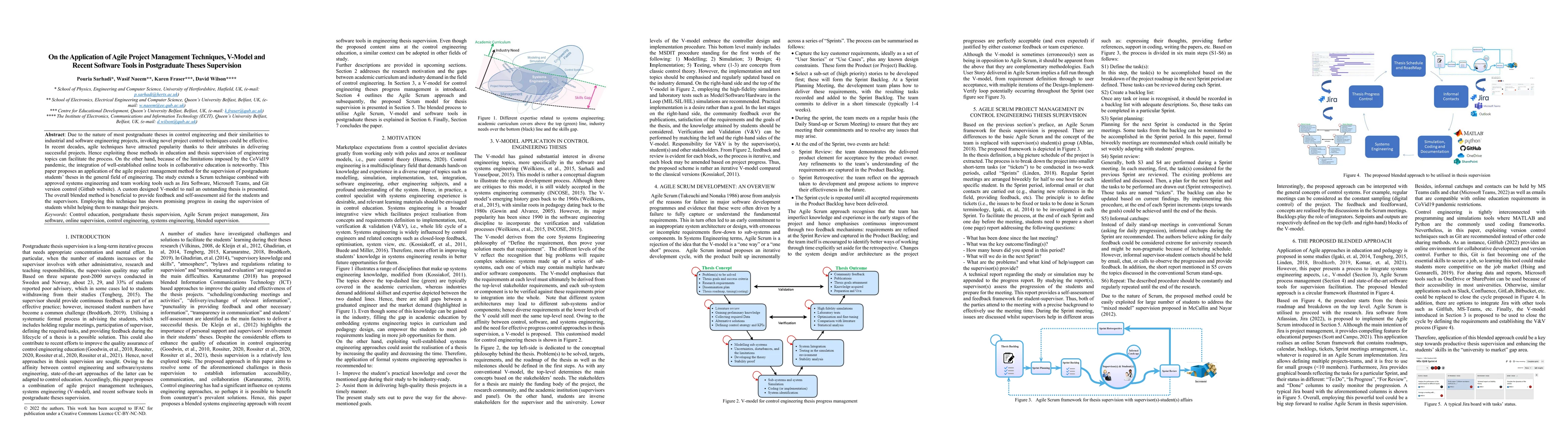 Thumbnail for On the Application of Agile Project Management Techniques, V-Model and
  Recent Software Tools in Postgraduate Theses Supervision