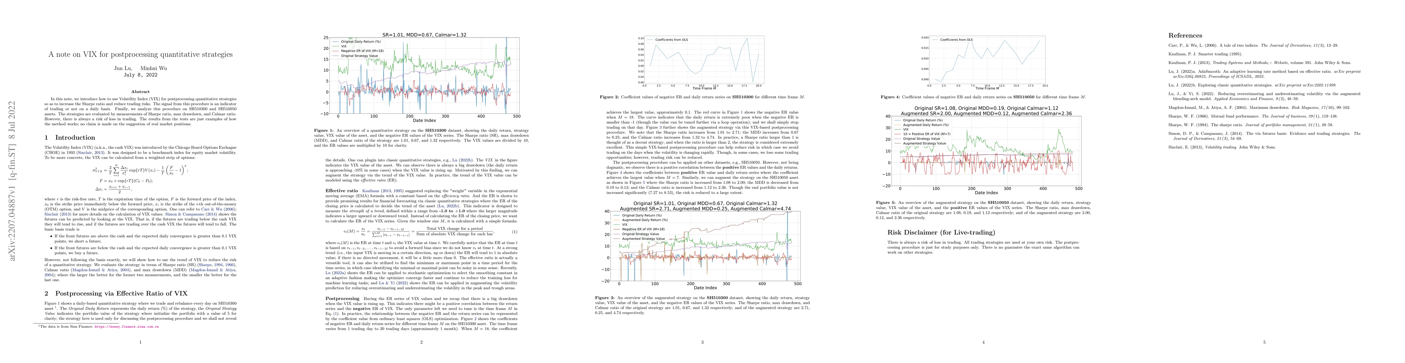 Thumbnail for A note on VIX for postprocessing quantitative strategies
