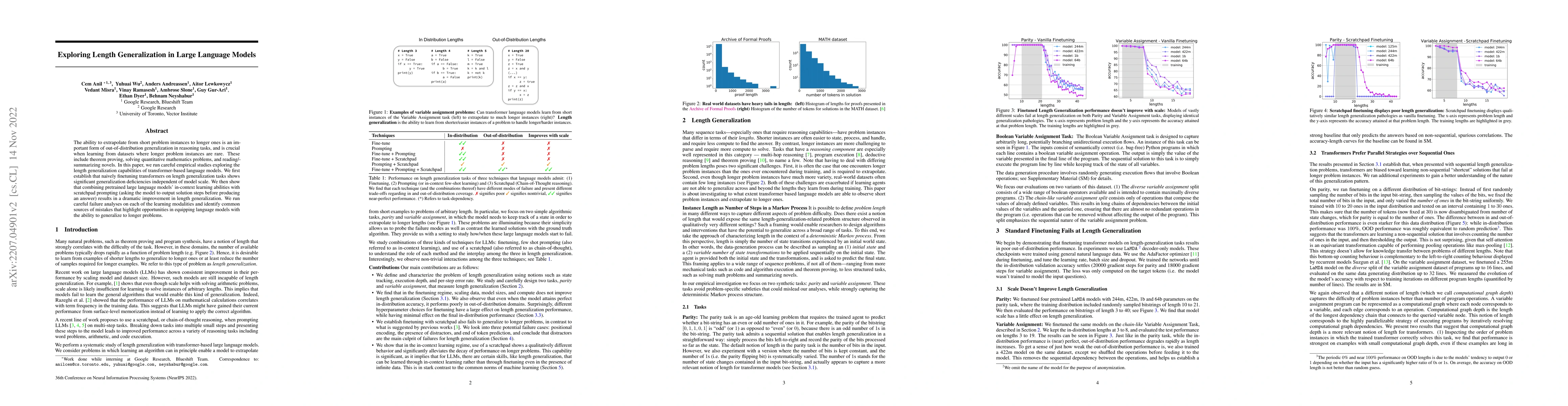 Thumbnail for Exploring Length Generalization in Large Language Models
