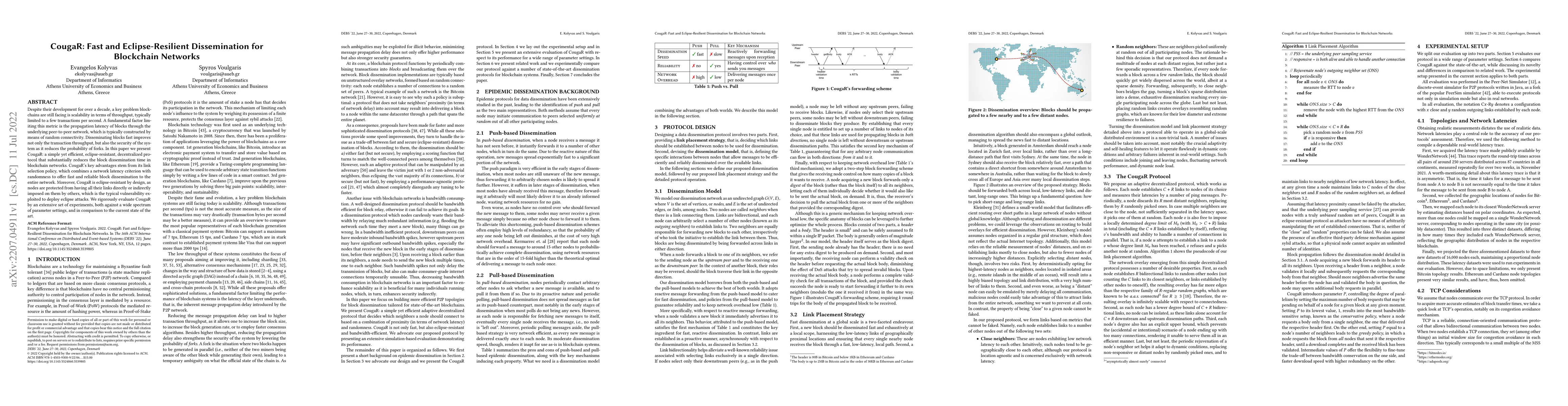 Thumbnail for CougaR: Fast and Eclipse-Resilient Dissemination for Blockchain Networks