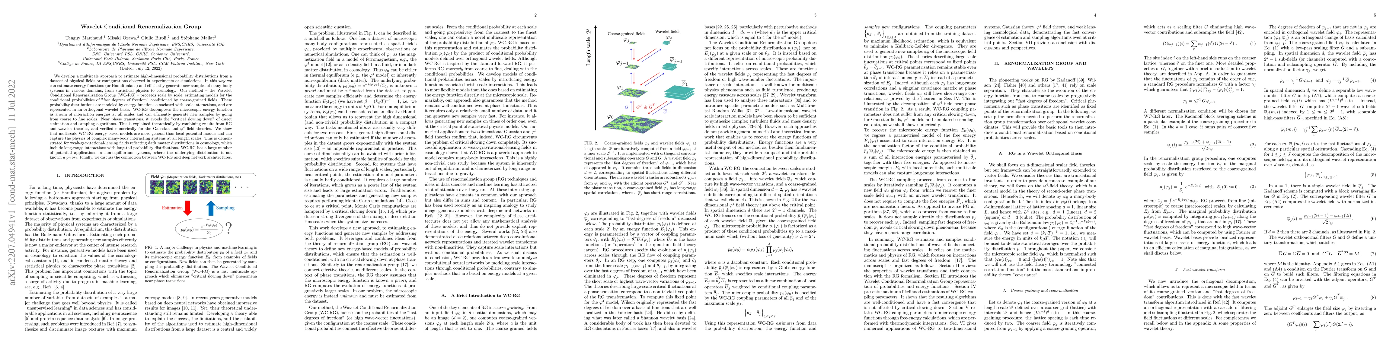 Thumbnail for Wavelet Conditional Renormalization Group