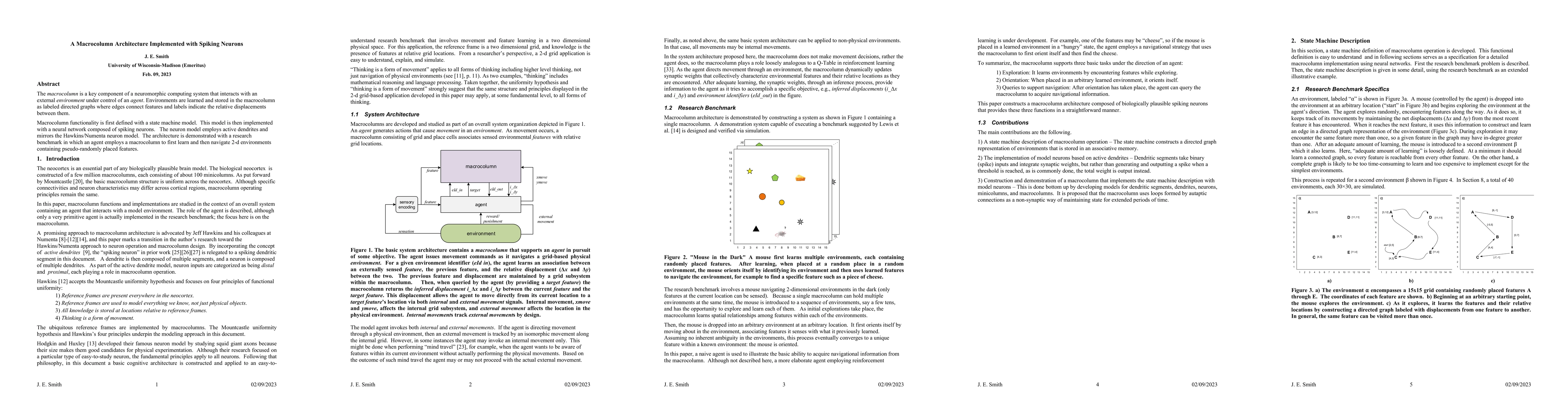 Thumbnail for A Macrocolumn Architecture Implemented with Spiking Neurons