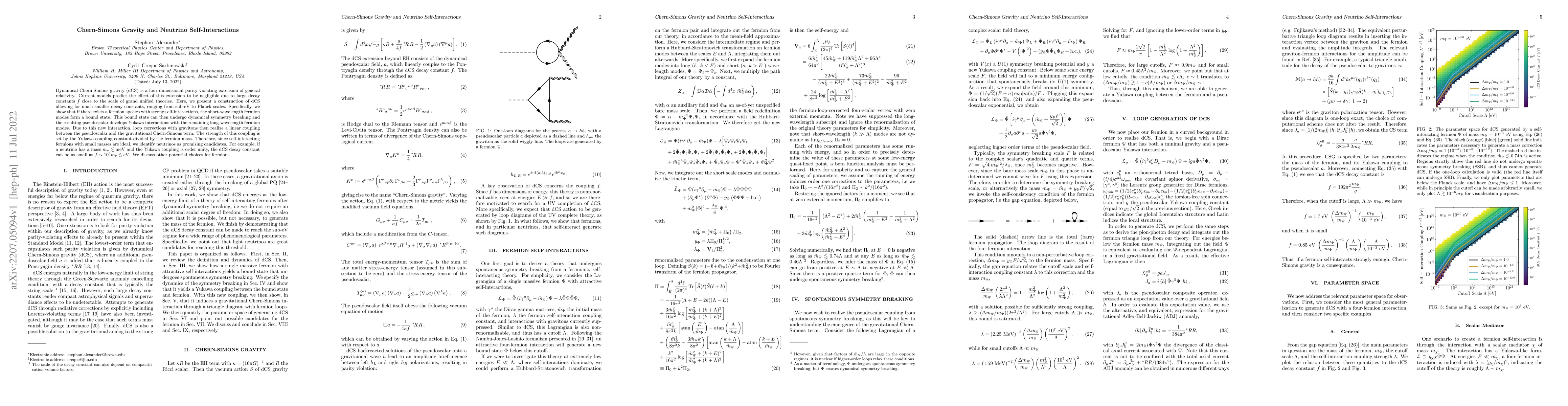 Thumbnail for Chern-Simons Gravity and Neutrino Self-Interactions