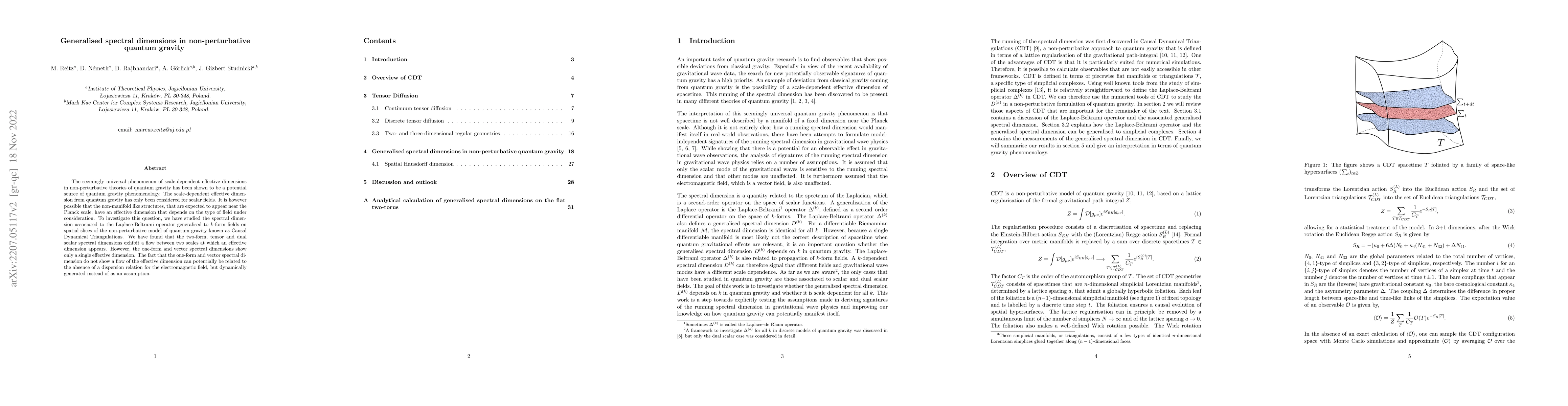 Thumbnail for Generalised spectral dimensions in non-perturbative quantum gravity