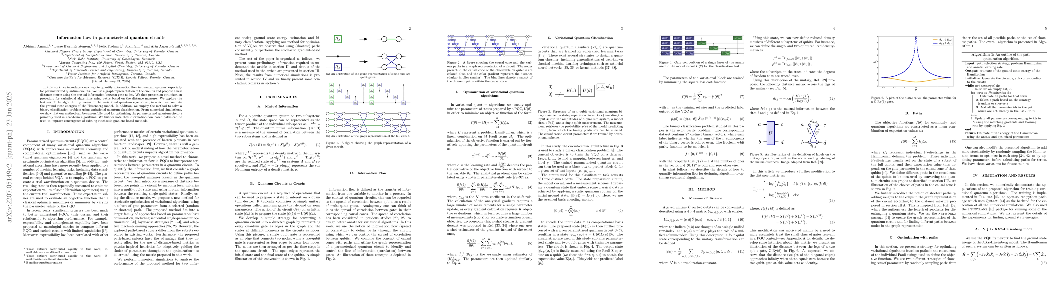 Thumbnail for Information flow in parameterized quantum circuits