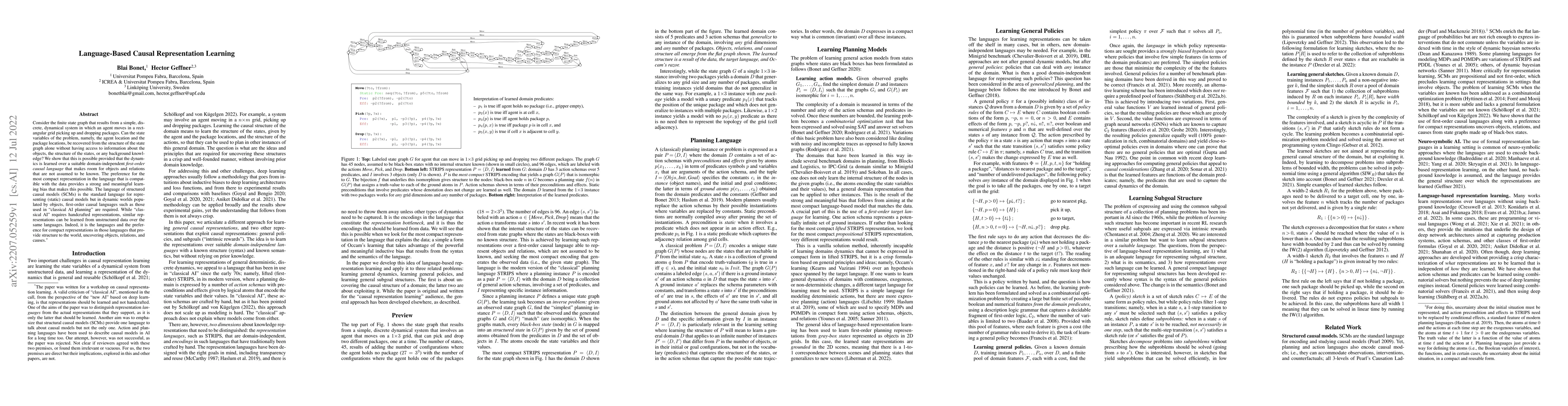 Thumbnail for Language-Based Causal Representation Learning